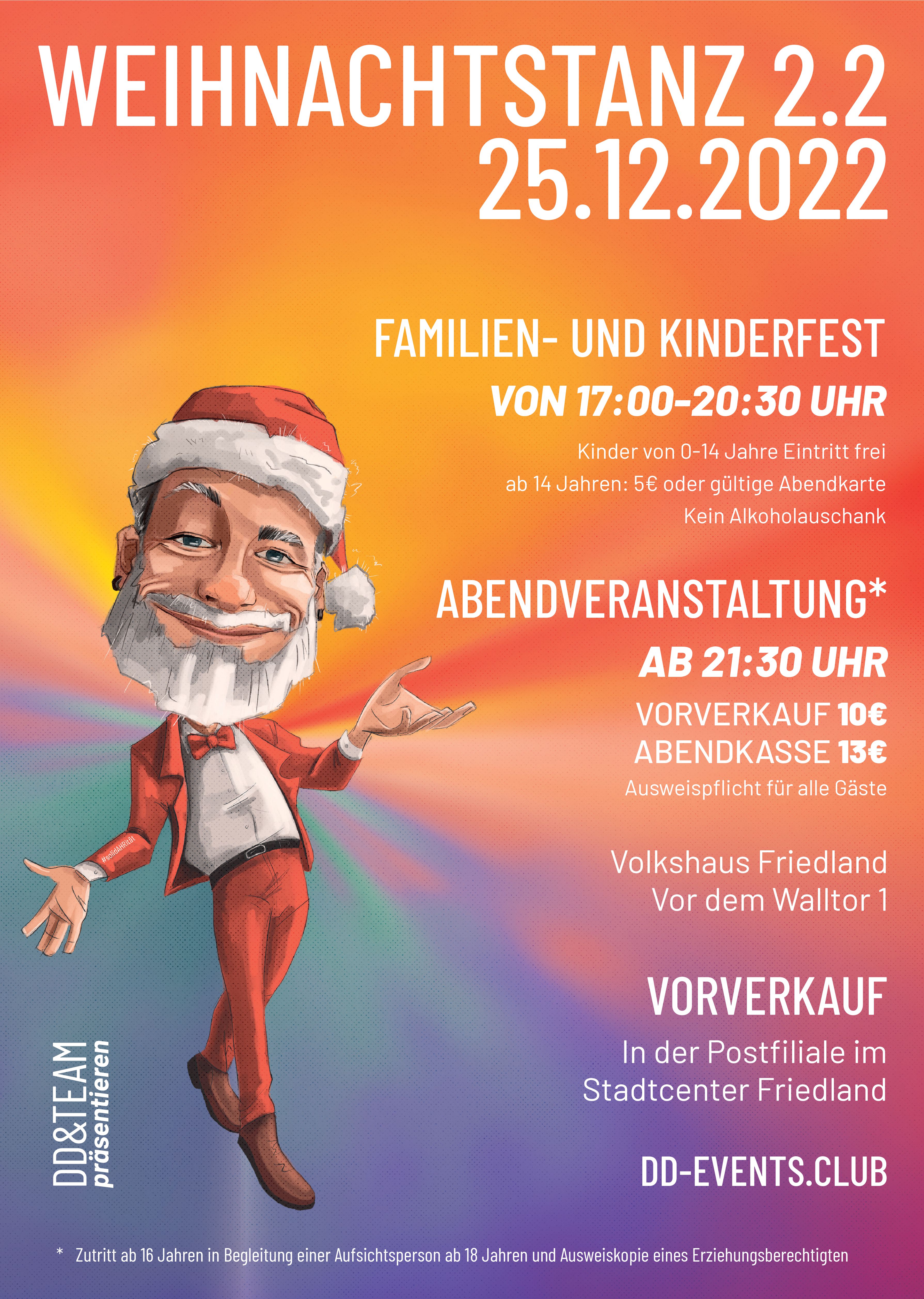 A3 Poster Weihnachtstanz 2022