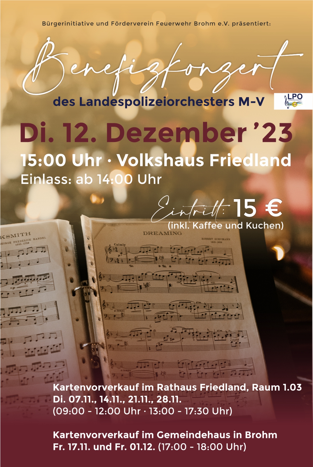 Benefizkonzert NFZ