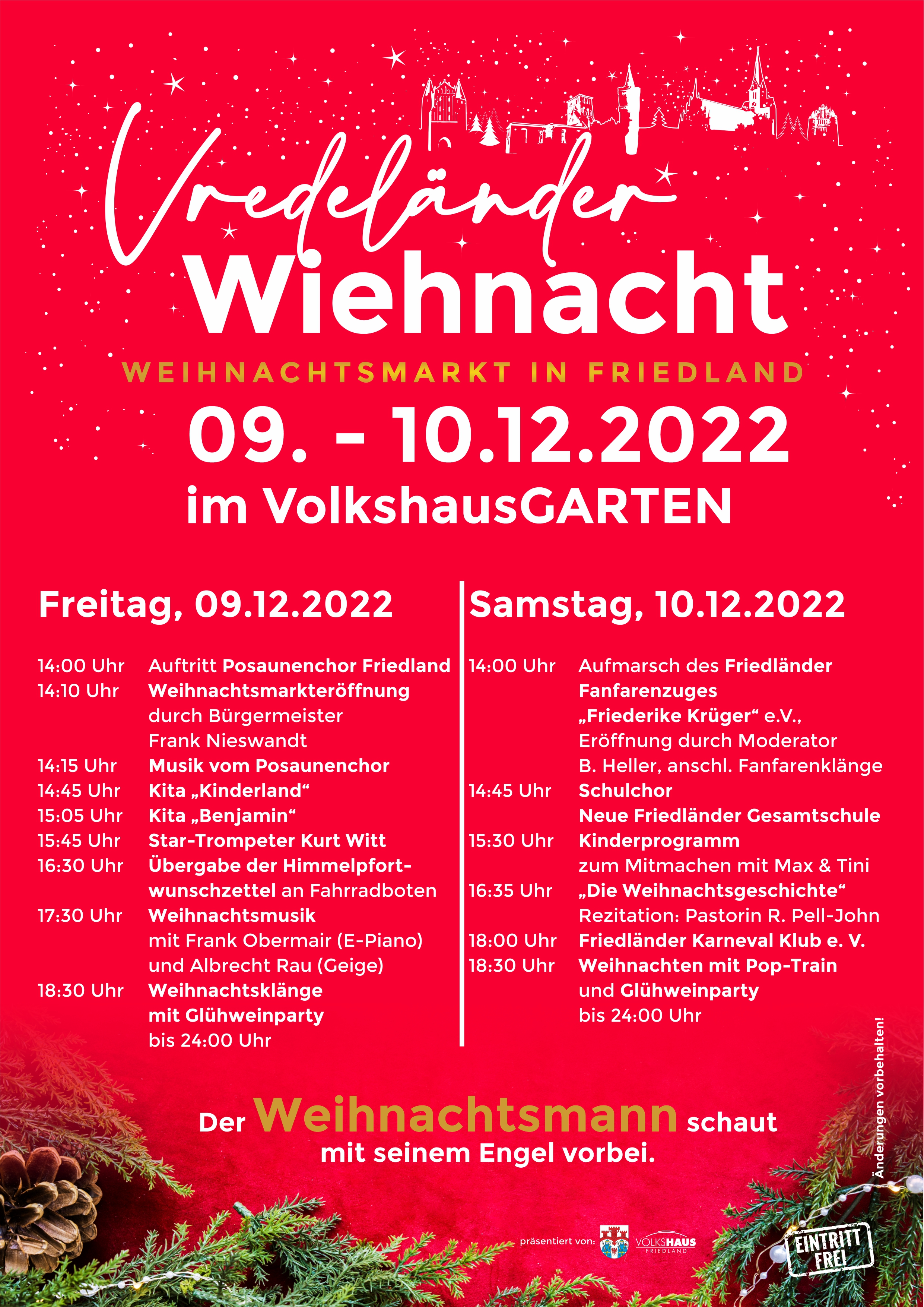 aufsteller weihnachtsmarkt