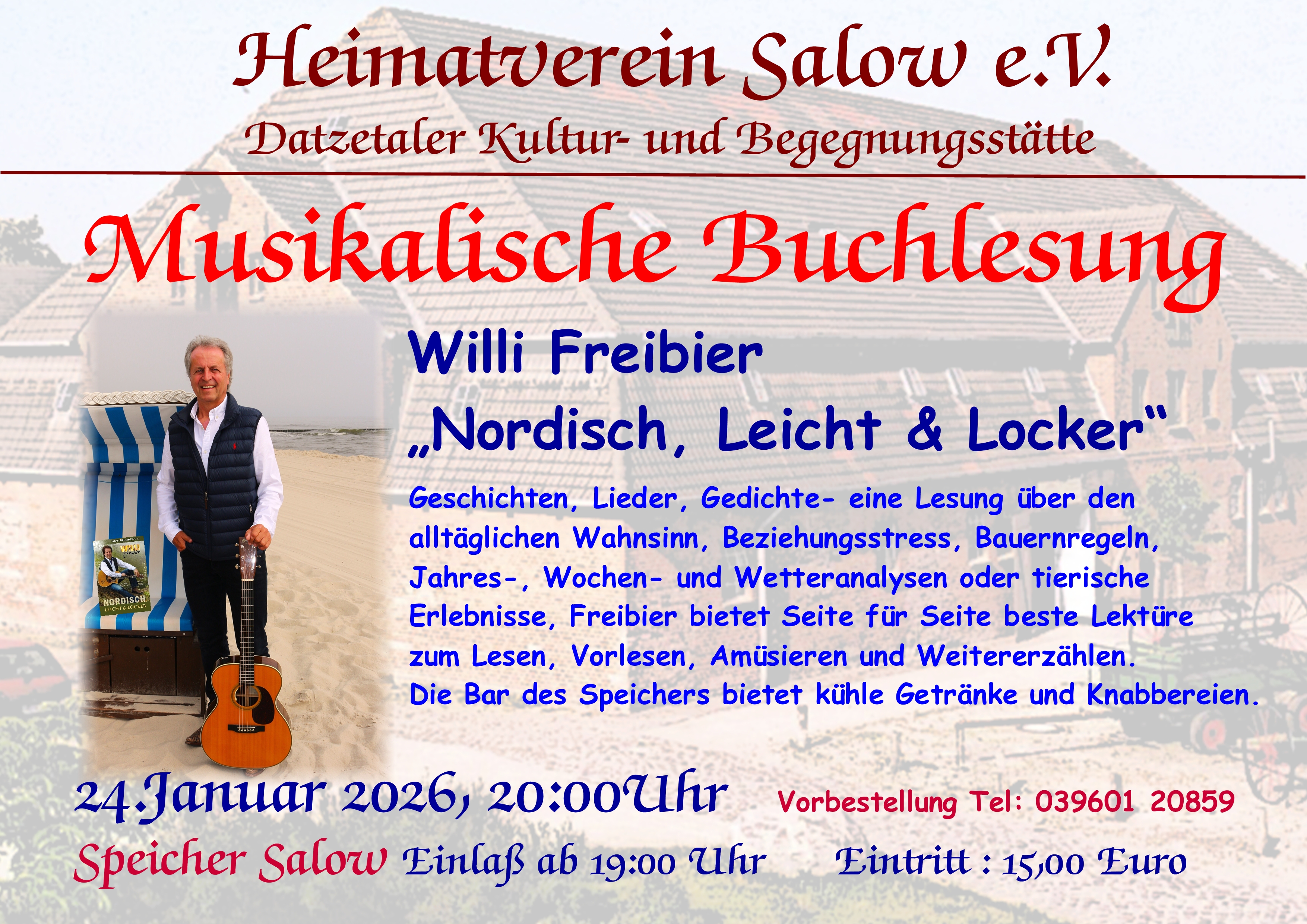 Lesung Willi Freibier