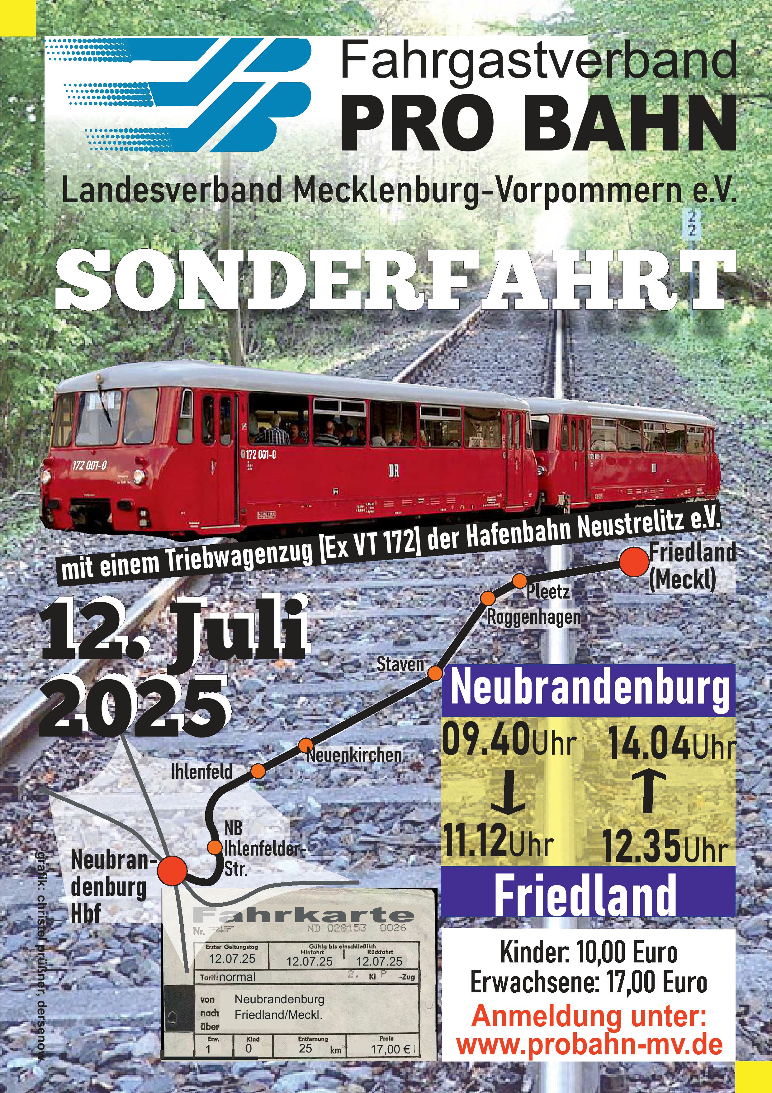 ProBahn Sonderfahrt Friedland 1