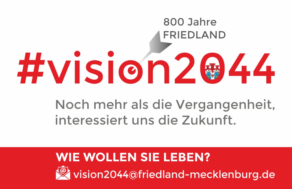 Logo 800 Jahre FRIEDLAND #vision2044